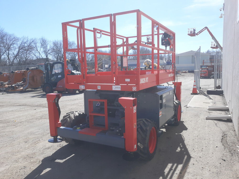 【予約受付中】 Lift Scissor Skyjack 26' Width 68in Height Platform Maximum トップス