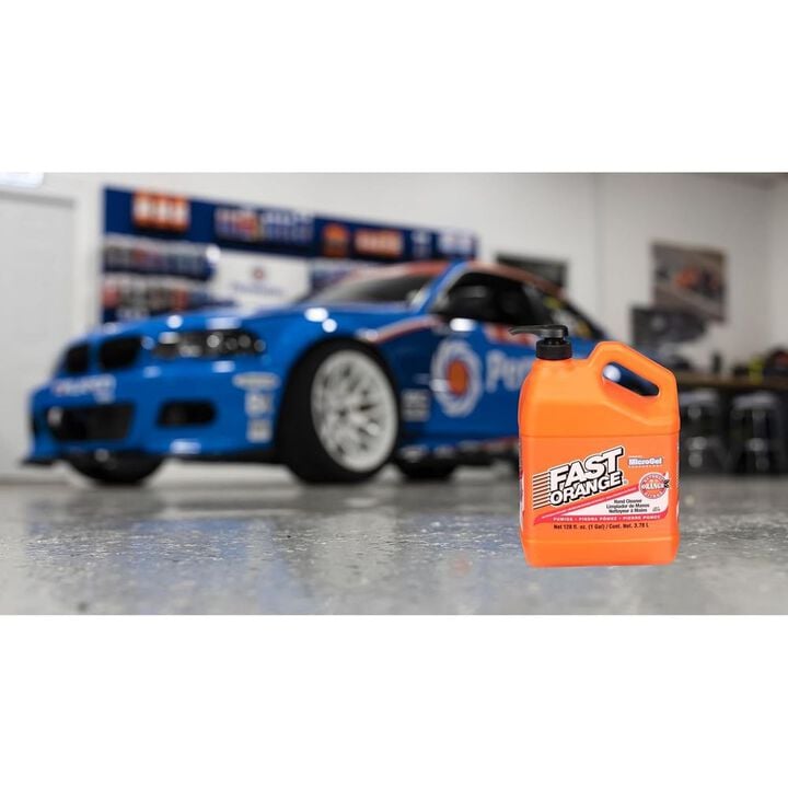 Permatex 1 Gallon Fast Orange Pumice Hand Cleaner with Pump, large image number 4