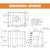 Buyers Products Company 30 Gallon Square Storage Tank - 24 Inch x 19 Inch x 22 Inch, small image number 2