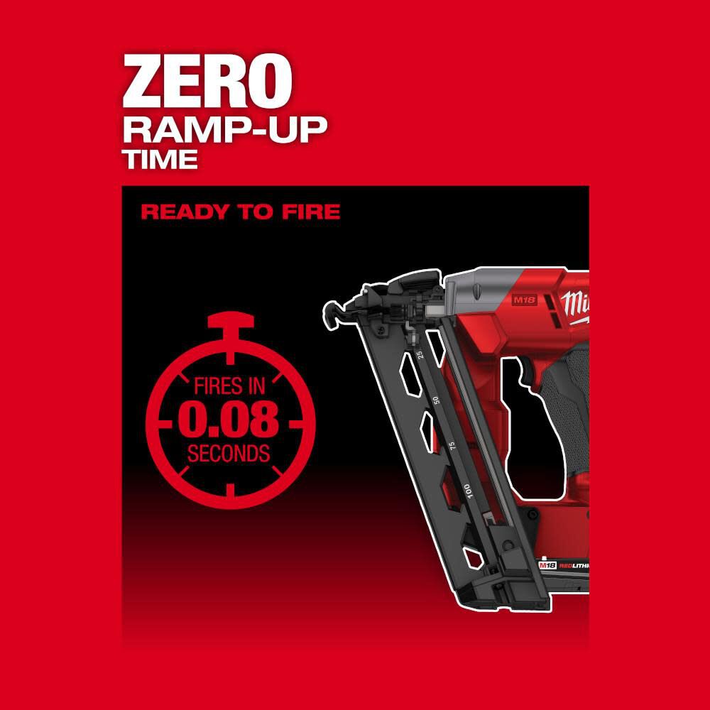 Milwaukee M18 FUEL 16 Gauge Angle Finish Nailer Kit 274221CT Acme Tools