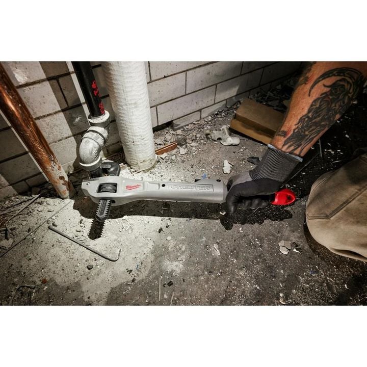 Milwaukee CHEATER Pipe Wrench Aluminum Offset Adaptable, large image number 6