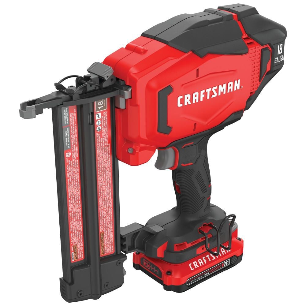 CRAFTSMAN V20 18 Gauge Cordless Brad Nailer 1 Battery Kit, large image number 7