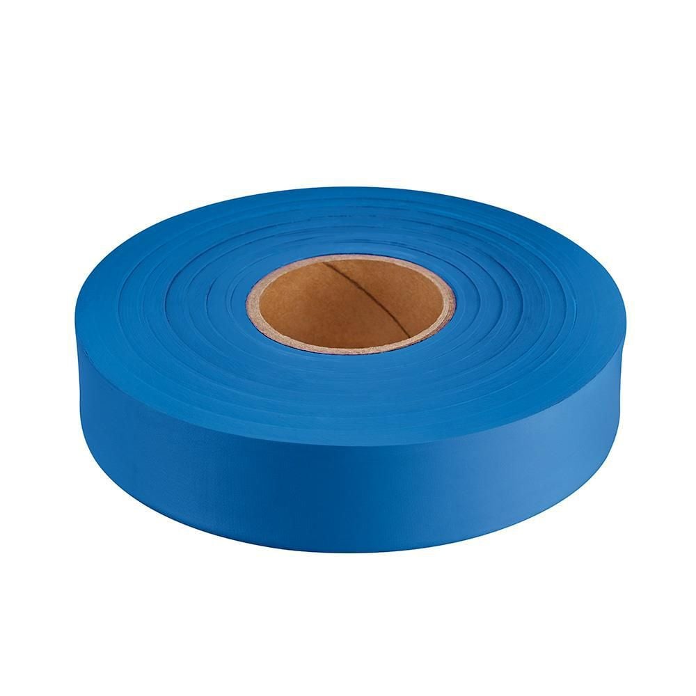 Empire Level 600 ft. x 1 in. Blue Flagging Tape - 77-065