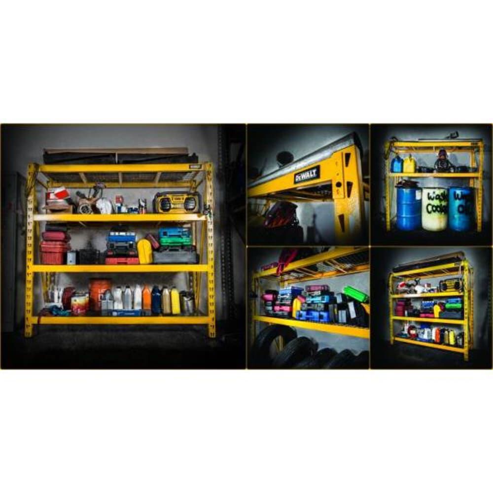 DEWALT DXST10000 6 Ft 4-Shelf Industrial Storage Rack, large image number 7