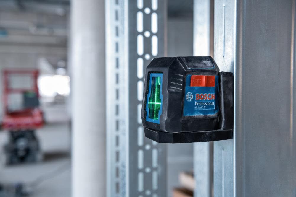 Bosch GreenBeam SelfLeveling CrossLine Laser (Bare Tool) GLL5020G