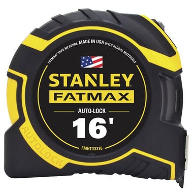 Stanley FatMax 16Ft Auto-Lock Tape Measure, large image number 0