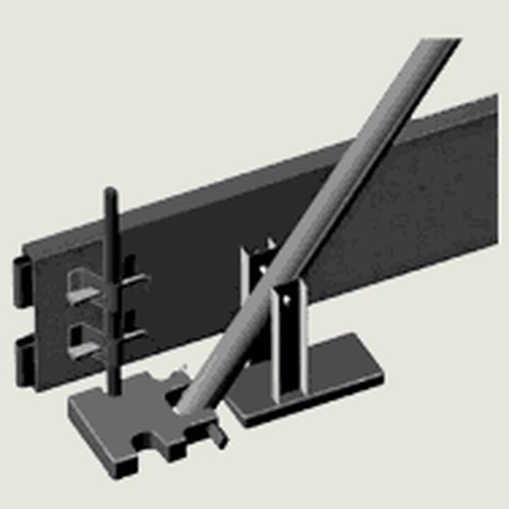 dee Concrete Accessories 3/8 - 7/8 In. Form Combination Round/Flat Heavy Duty Stake Puller, large image number 1