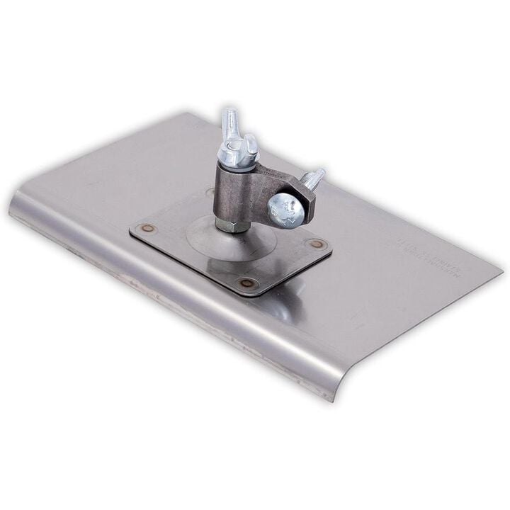 Marshalltown 9 Inch x 6 Inch Steel Blade All-Angle Swivel Bracket Walking Edger, large image number 1
