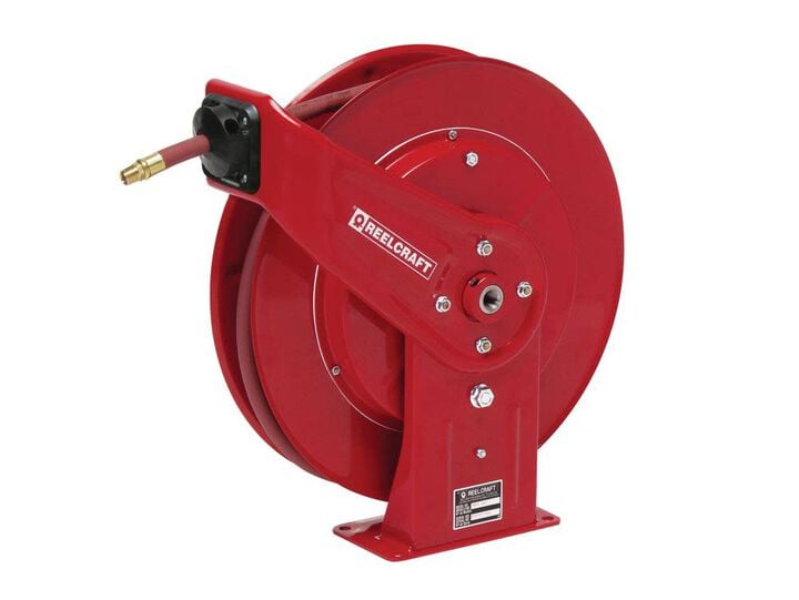 Reelcraft Hose Reel with Hose Steel Series 7000 1/2in x 50'