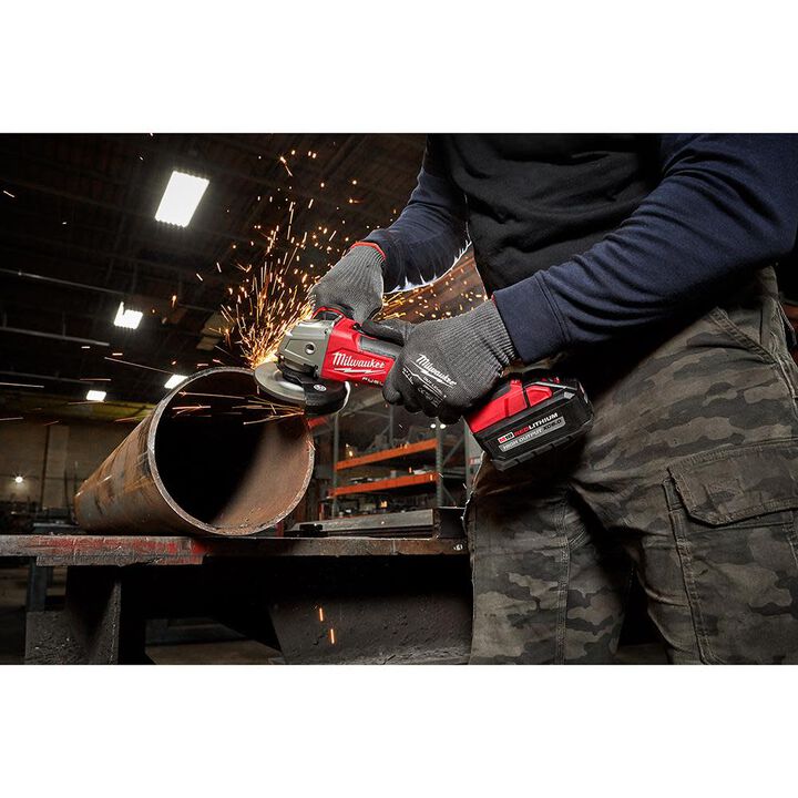 Milwaukee Promotional M18 FUEL 4-1/2 Inch / 5 Inch Grinder Slide Switch Lock-On (Bare Tool), large image number 8