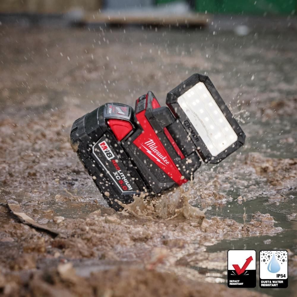 Milwaukee M18 ROVER Compact Folding Flood Light with USB Charging (Bare Tool), large image number 7