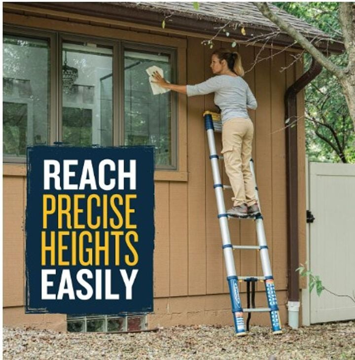 Werner Telescoping Ladder 12.5ft Type IA, large image number 4