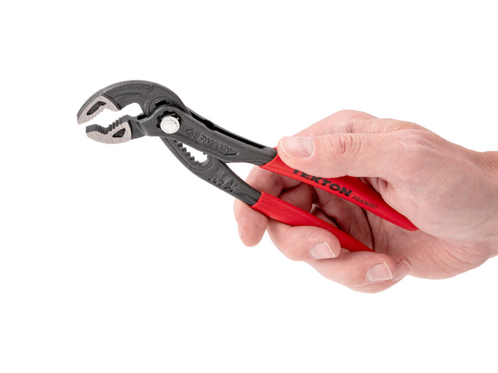 Tekton 7 Inch Angle Nose Push Button Adjustable Pliers, large image number 6