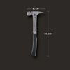 Stiletto TIBONE 14oz Smooth/Curved Titanium Framing Hammer, small