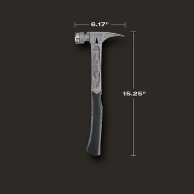 Stiletto TIBONE 14oz Smooth/Curved Titanium Framing Hammer, large image number 2