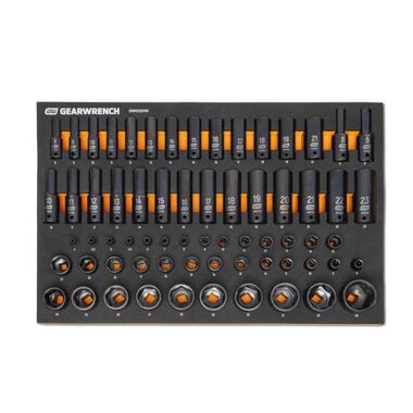 GEARWRENCH 247 Piece MEGAMOD Mechanics Tool Set in Modular Foam Trays With Storage Unit, large image number 3