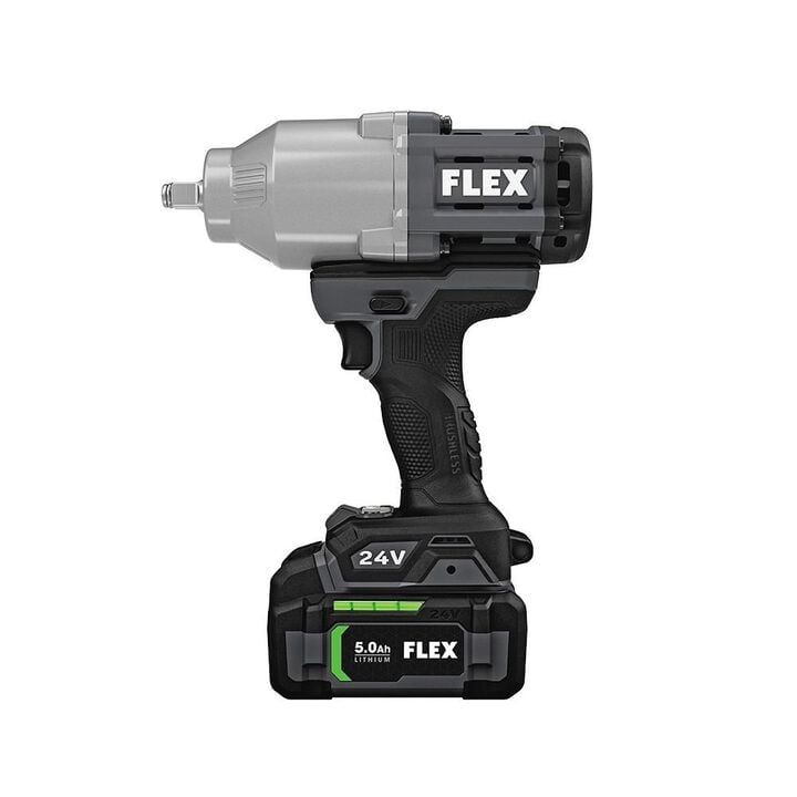 FLEX 24V 1/2-In. High Torque Impact Wrench Kit, large image number 12