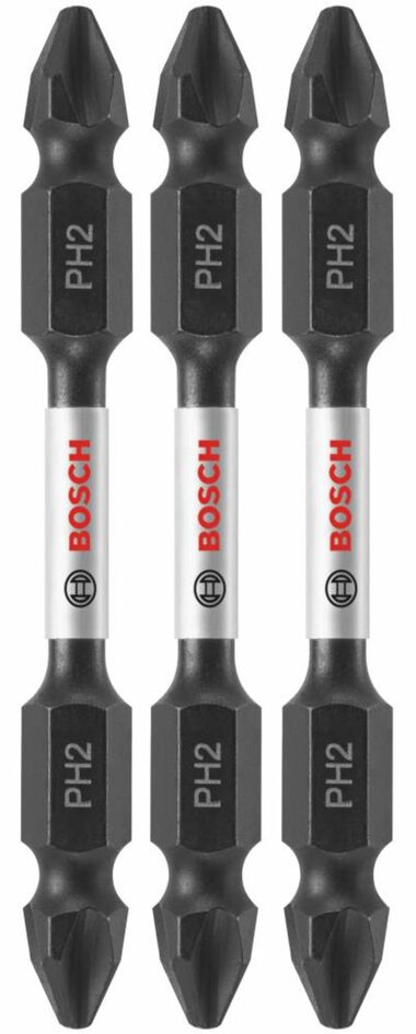Bosch 3 pc. Impact Tough 2.5 In. Phillips #2 Double-Ended Bits