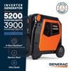 Generac IQ Series 5,200 Watt Dual Fuel 49-State Portable Inverter Generator with COsense Technology, small image number 2