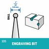 Dremel 1/32 In. (0.8 mm) Engraving Bit, small image number 2