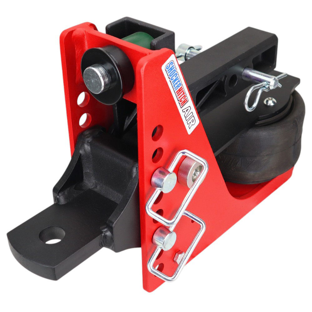 Shocker Hitch 14K 2 Inch Air Receiver Hitch & Drawbar with 1 Inch Hole, large image number 1