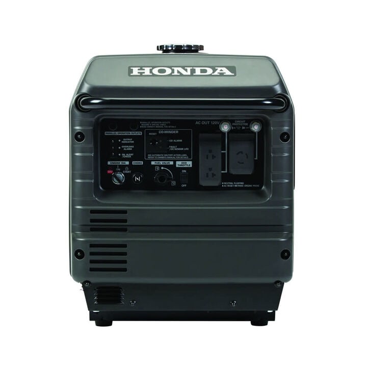 Honda 3,000 Watt Gas Powered 49-State Portable Inverter Generator with CO-Minder, large image number 3