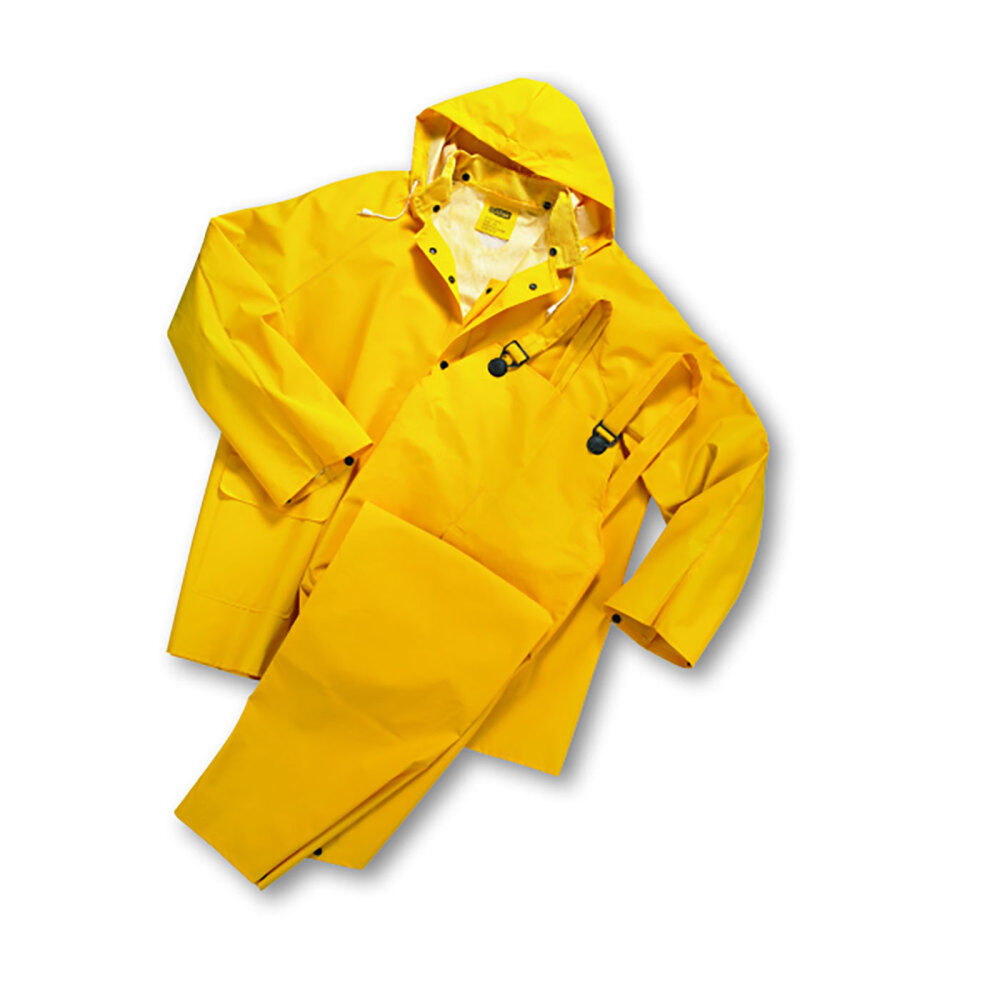 Protective Industrial Products PIP Rainsuit West Chester Yellow PVC/Polyester 3pc, large image number 1