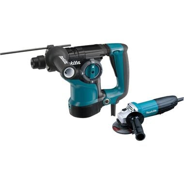 Makita 1-1/8 in. Rotary Hammer with 4-1/2 in. Angle Grinder, large image number 0