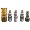 Milton (S-211) 1/4in NPT M-Style Coupler and Plug Kit (5-Piece), small