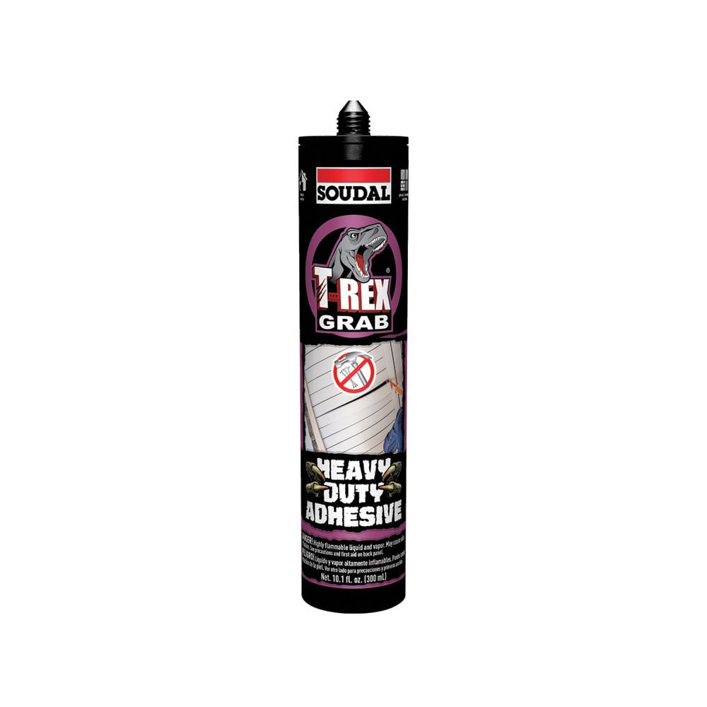 Soudal T-REX Grab 10 Oz Cartridge Heavy Duty Construction Adhesive, 1 Pack, large image number 2