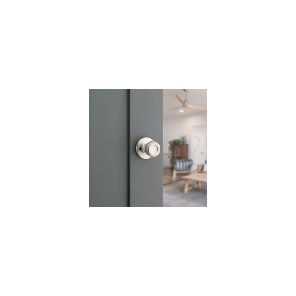 Kwikset Satin Nickel Hall/Closet Tylo Passage Door Knob, large image number 4