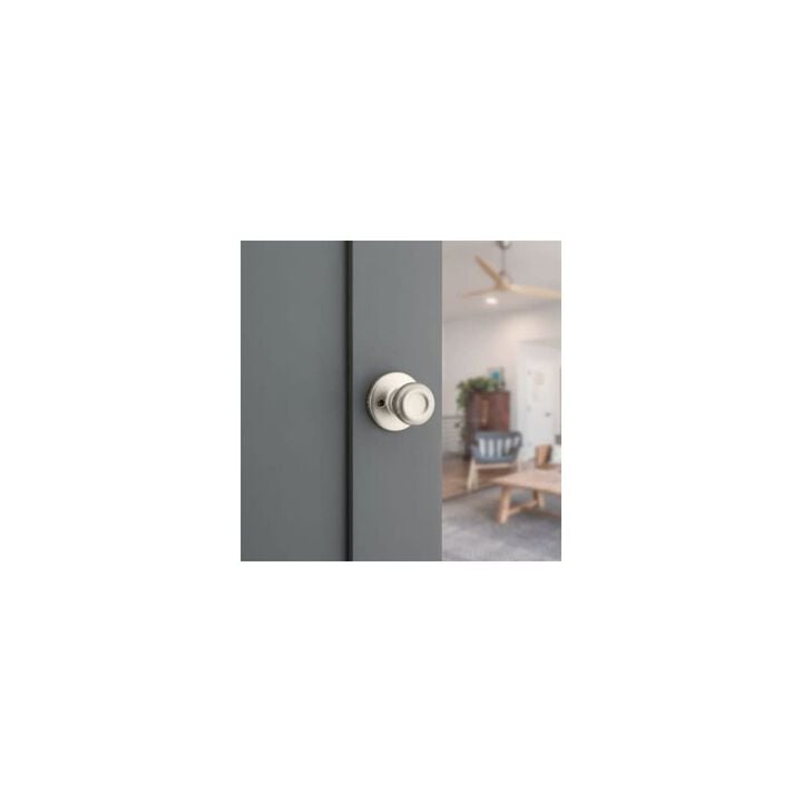 Kwikset Satin Nickel Hall/Closet Tylo Passage Door Knob, large image number 3