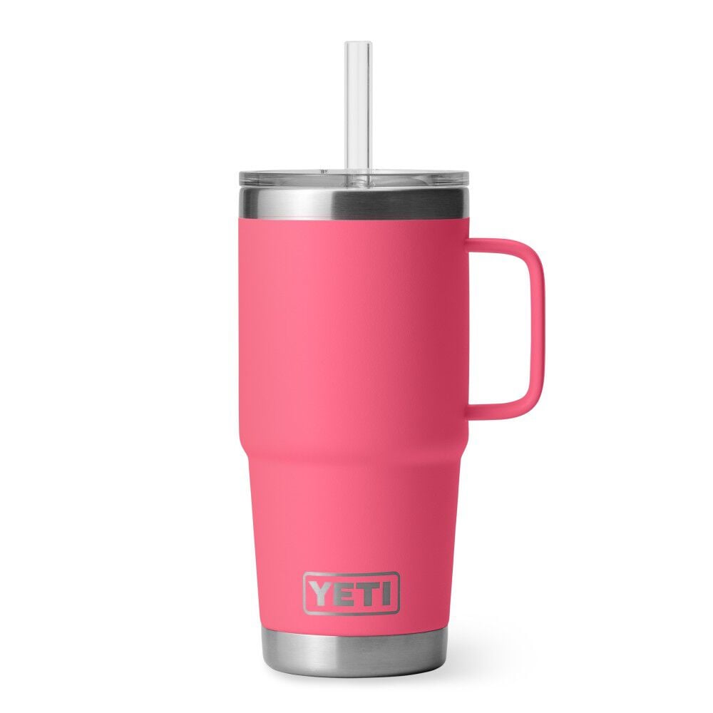 YETI 25oz Rambler Straw Mug with Straw Lid Tropical Pink – 21071503009
