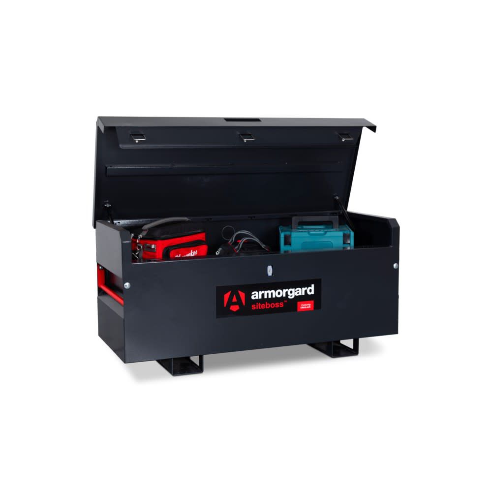 Armorgard 14 Gauge Steel SiteBoss Tool Chest, Black and – SB21