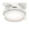 Hunter Fan Dempsey Ceiling Fan 44in Fresh White Blonde Oak/White, small