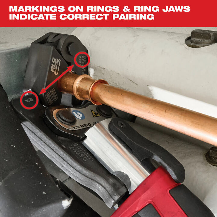 Milwaukee 1/2 Inch RLS Pivoting Press Ring, large image number 4