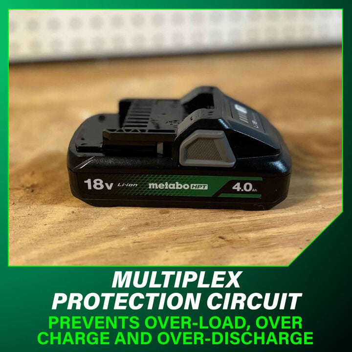 Metabo HPT 18 Volt 4.0Ah Lithium Ion Battery with Fuel Indicator, large image number 8