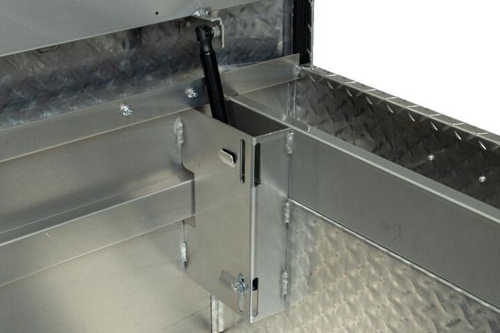 Weather Guard Saddle Truck Tool Box Aluminum Full Extra Wide Clear, large image number 6