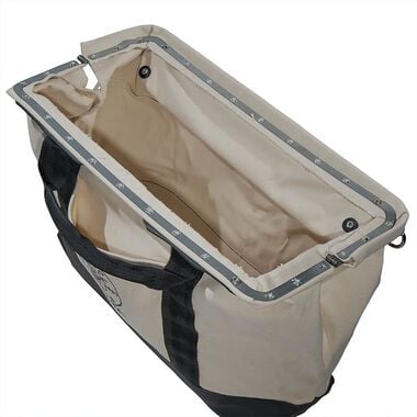 Klein Tools 20in Canvas Tool Bag Leather Bottom, large image number 12