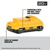 DEWALT 20V MAX 20V 3Ah Lithium Ion Power Tool Battery Pack with Fuel Indicator (2 Pack), small image number 3