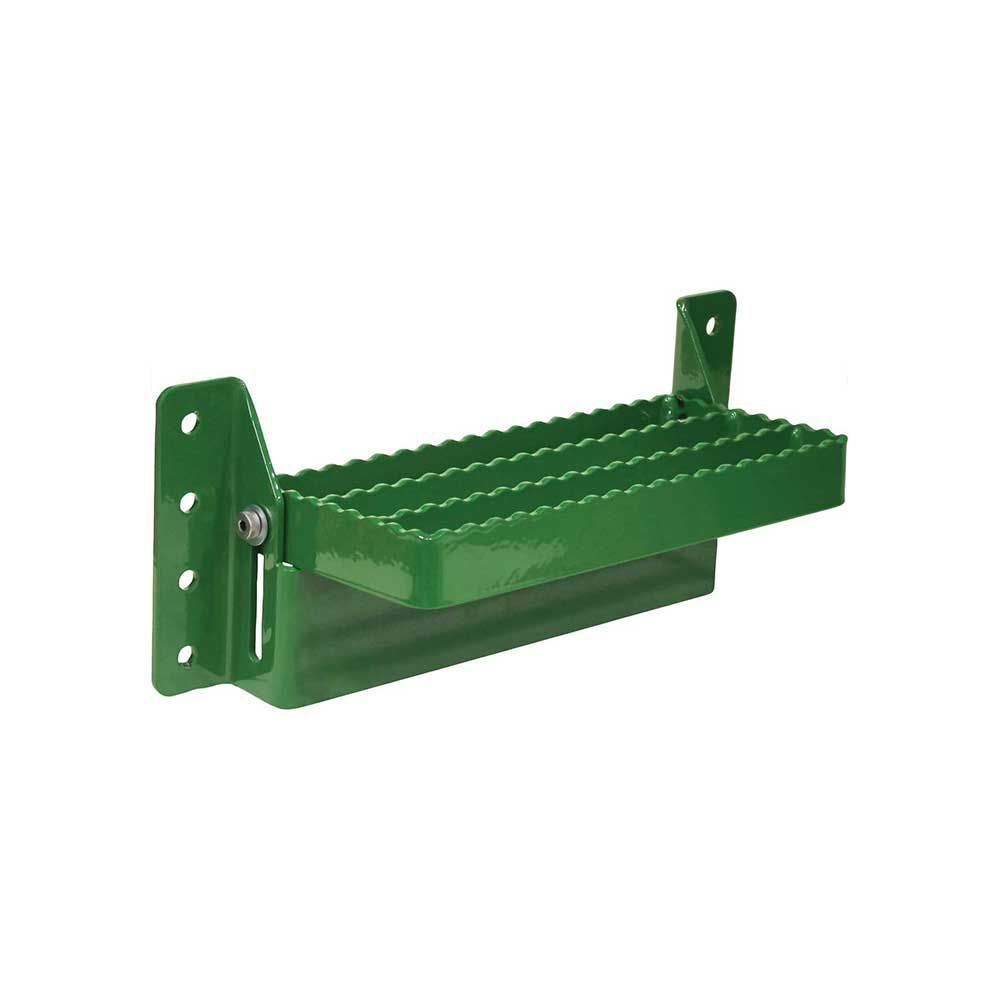K&M Manufacturing Universal Flip-Up Tractor Step Green, large image number 5