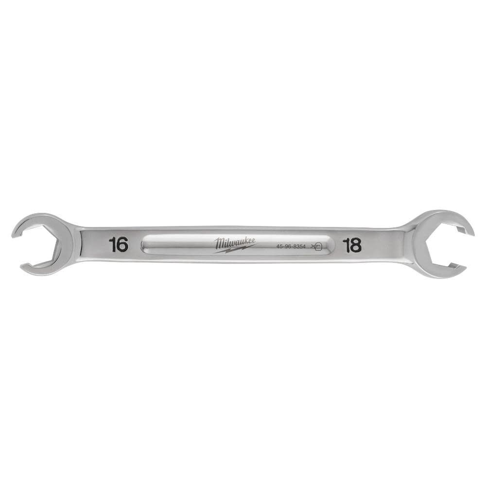 Milwaukee 16mm X 18mm Double End Flare Nut Wrench, large image number 1