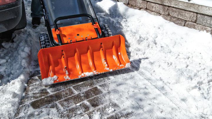 Worx AeroCart Wheelbarrow Snow Plow, large image number 2