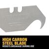 DEWALT 2-1/2 Inch Bi-Metal Utility Knife Blade, 50 Pieces, small image number 3