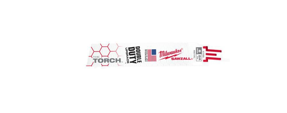 Milwaukee 6In 24TPI The Torch Sawzall Blades (5pk), large image number 14