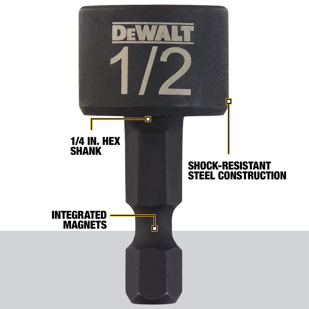 DEWALT Nut Driver Set Compact 5 Piece DWAIND5 Acme Tools