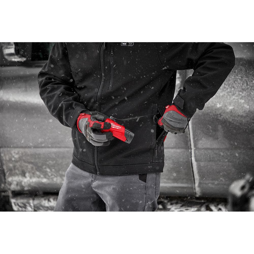 Milwaukee M12 Heated TOUGHSHELL Jacket Kit, Large, Black (Reconditioned), large image number 8