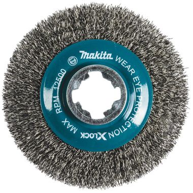 Makita X-LOCK 4-1/2in Carbon Steel Crimped Wire Wheel Brush