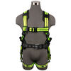 Safewaze PRO+ Construction Harness: 1D, QC Chest, TB Legs, small image number 1