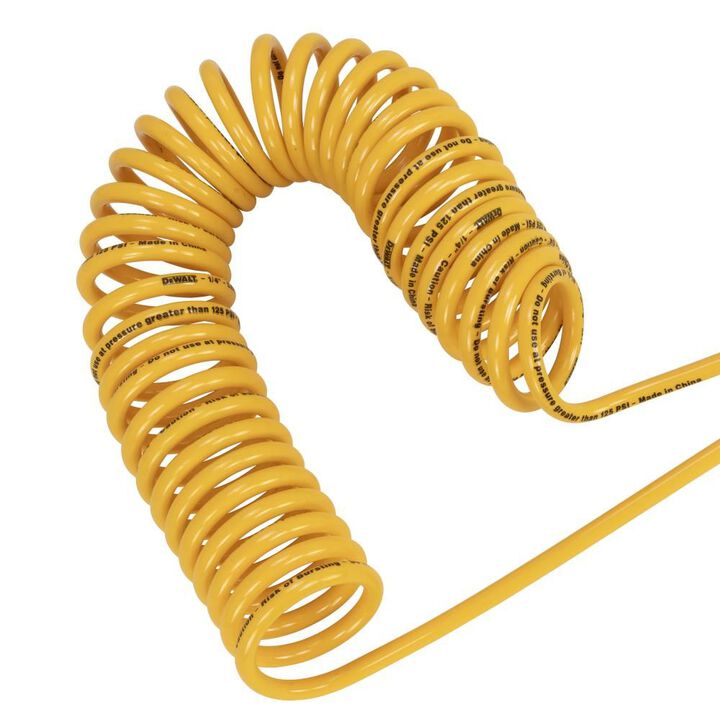 DEWALT 25 Ft. x 1/4 Inch MNPT Polyurethane Recoil Air Hose, large image number 4